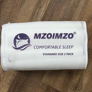 Mzoimzo White Pillow Set of 2 Comfortable Sleep NEW